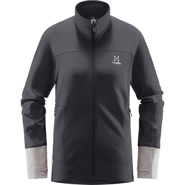 Haglofs Täysin Vetoketjullinen Fleece Betula Harmaa L Nainen