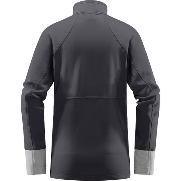 Haglofs Täysin Vetoketjullinen Fleece Betula Harmaa L Nainen
