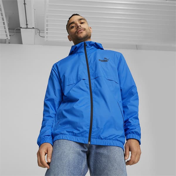 Puma Jacka Ess Solid Windbreake Blå L Man