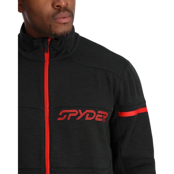 Spyder Full Dragkedja Fleece Speed Svart XL Man