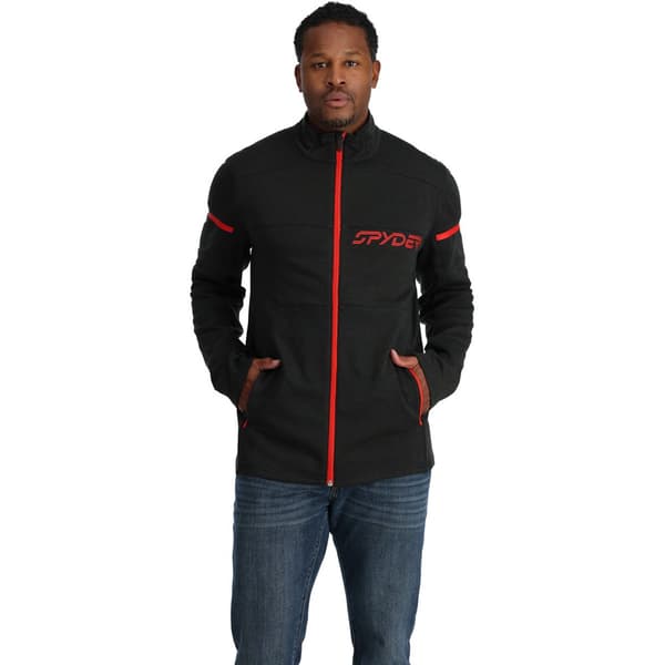 Spyder Full Dragkedja Fleece Speed Svart XL Man