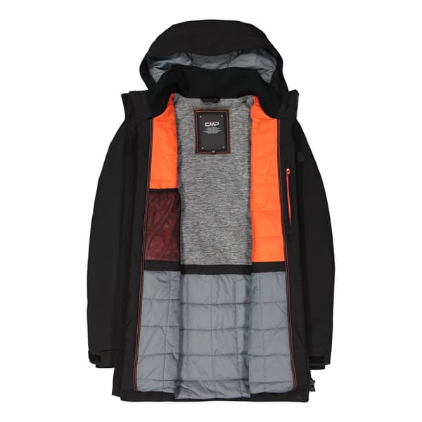 Cmp 30k2997 Parka Zip Hood Parka Zip Hood Jacka Svart M Man