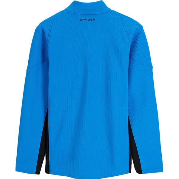 Spyder Lynlås Fleece Bandit Half Blå S Mand