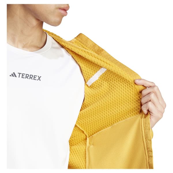 Adidas Full Dragkedja Fleece Terrex Xperior Light Fleece Gul L Man