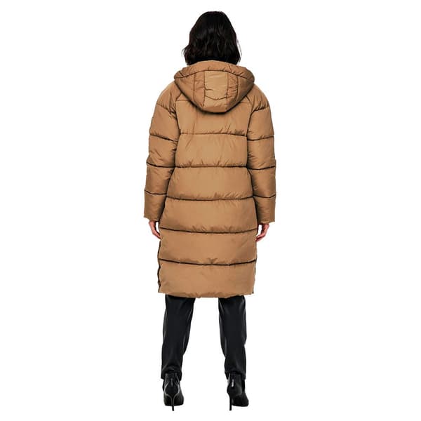 Only Takki Amanda Long Puffer Ruskea XS Nainen