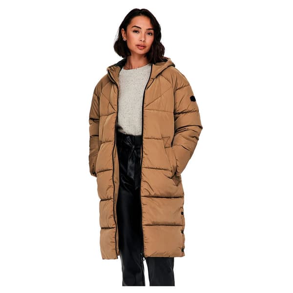 Only Takki Amanda Long Puffer Ruskea XS Nainen
