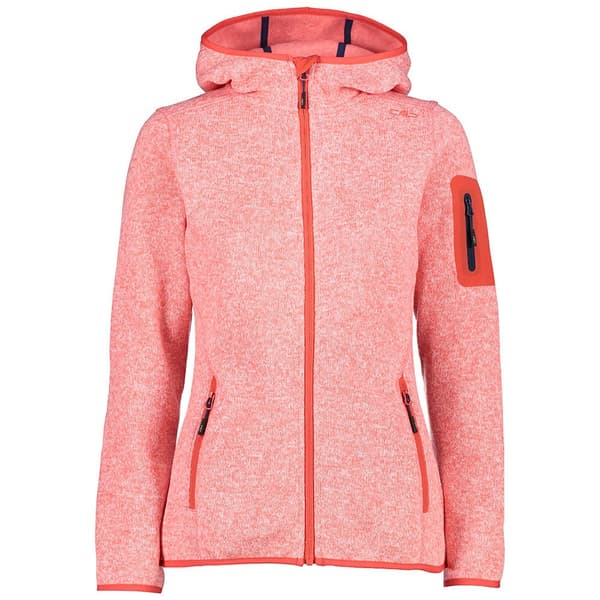 Cmp Fleece Med Hætte Jacket 3h19826 Orange XS Kvinde