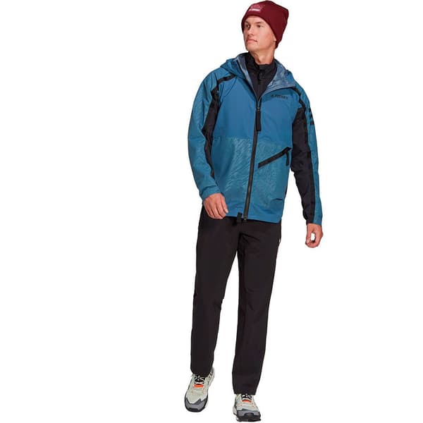 Adidas Jakke Terrex Utilitas Rain Blå M Mand