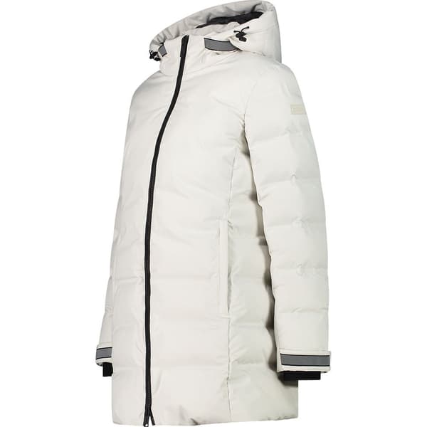 Cmp Jacka Long Snaps Hood 32k3316 Vit S Kvinna