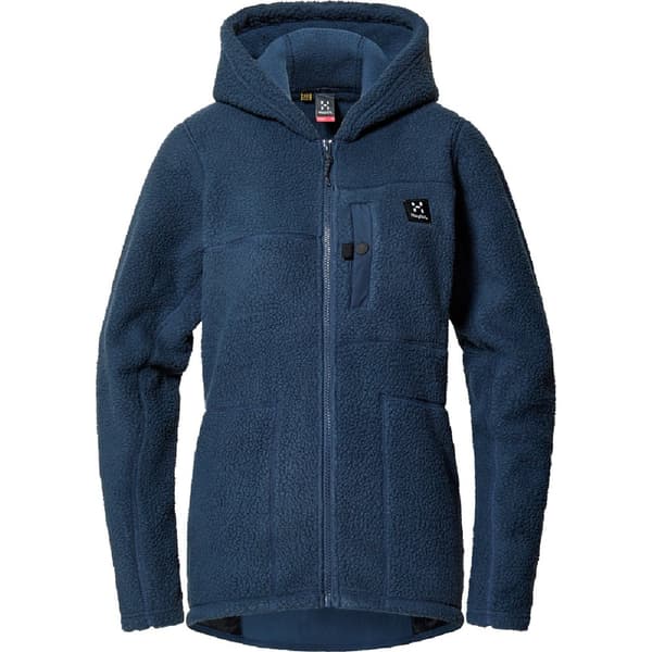 Haglofs Hættetrøje Fleece Malung Pile Blå S Kvinde
