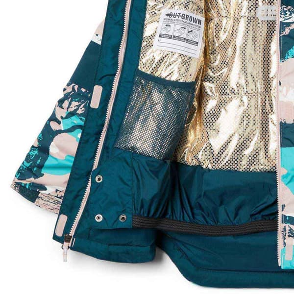 Columbia Täysi Vetoketjullinen Sadetakki Mighty Mogul™ Ii Sininen XL Poika