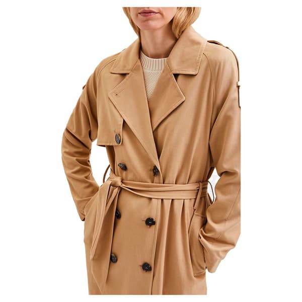 Selected Täcka New Bren Trench Beige 36 Kvinna