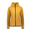 Miniatyrbillede 1 af 2: Cmp Hybrid Jakke Fix Hood Fleece 30m0246 Gul S Kvinde