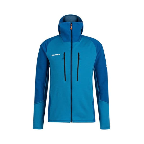 Mammut Full Dragkedja Fleece Eiswand Advanced Blå XL Man