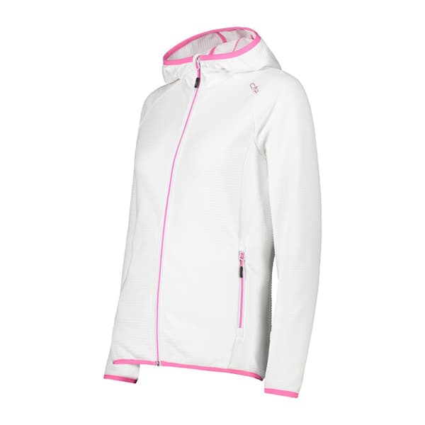 Cmp Fleece Med Hætte Jacket 32g5906 Hvid 2XS Kvinde
