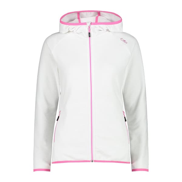 Cmp Fleece Med Hætte Jacket 32g5906 Hvid 2XS Kvinde