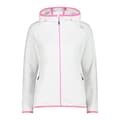 Miniatyrbillede 1 af 3: Cmp Fleece Med Hætte Jacket 32g5906 Hvid 2XS Kvinde