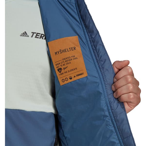Adidas Jacka Terrex Myshelter Primaloft Padded Blå S Man