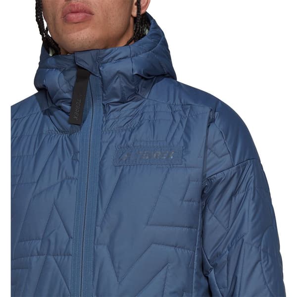 Adidas Jacka Terrex Myshelter Primaloft Padded Blå S Man