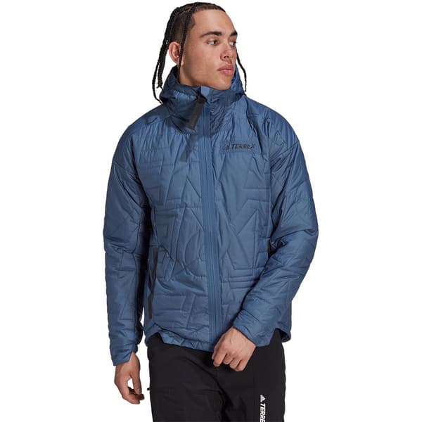 Adidas Jacka Terrex Myshelter Primaloft Padded Blå S Man