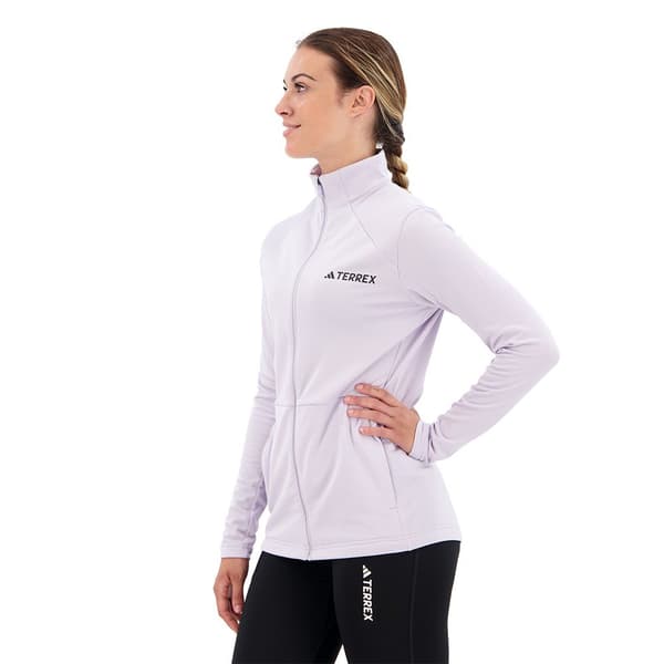 Adidas Fleece Med Fuld Lynlås Mt Rosa M Kvinde