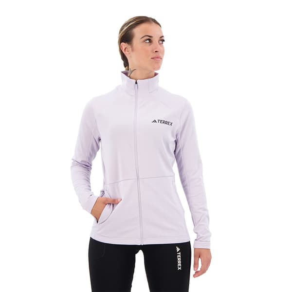 Adidas Fleece Med Fuld Lynlås Mt Rosa M Kvinde