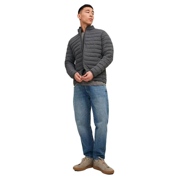 Jack & Jones Takki Recycle Puffer Collar Harmaa S Mies