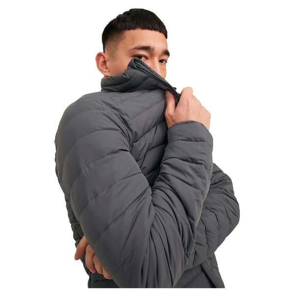 Jack & Jones Takki Recycle Puffer Collar Harmaa S Mies