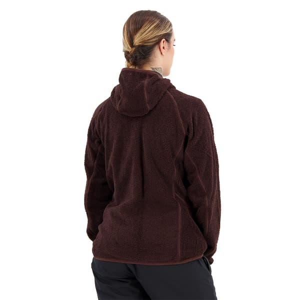 Adidas Fleece Med Fuld Lynlås Organiser Techrock Reversible High-pile-fleece Brun M Kvinde