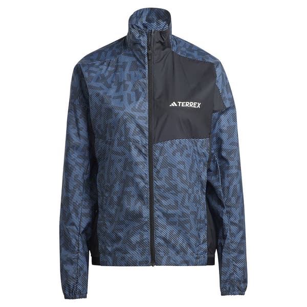 Adidas Jacka Terrex Trail Windbreaker Blå S Kvinna