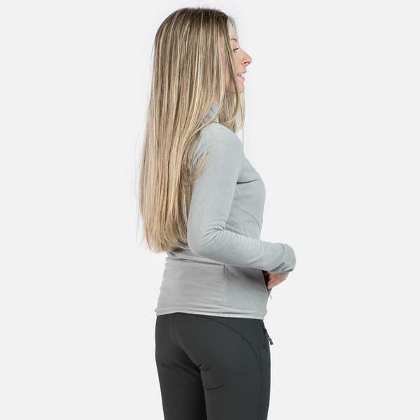Izas Fleece Lecina W Harmaa L Nainen