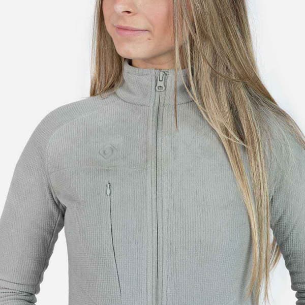 Izas Fleece Lecina W Harmaa L Nainen