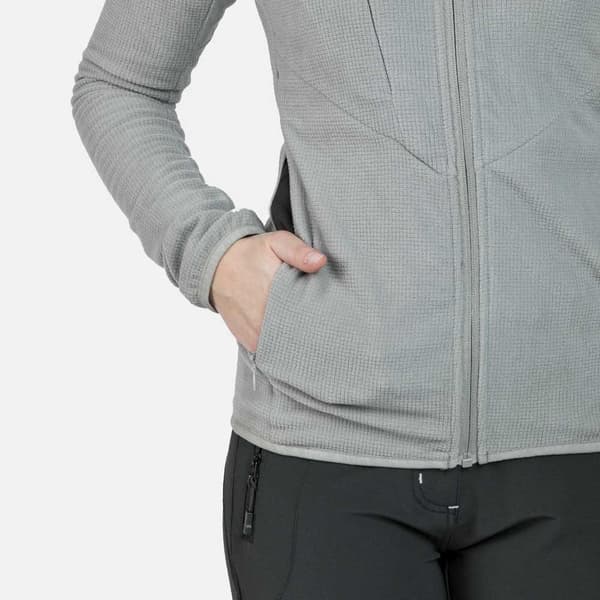 Izas Fleece Lecina W Harmaa L Nainen