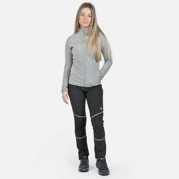 Izas Fleece Lecina W Harmaa L Nainen