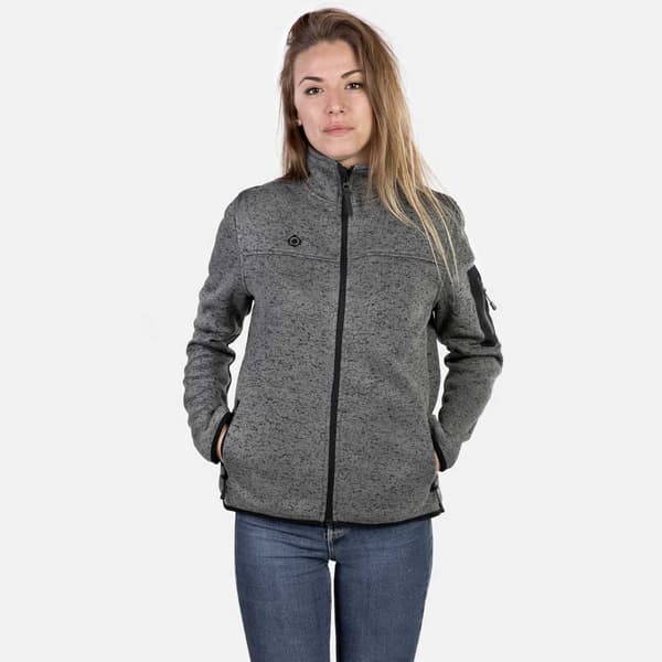 Izas Fleece Novi W Grå M Kvinna