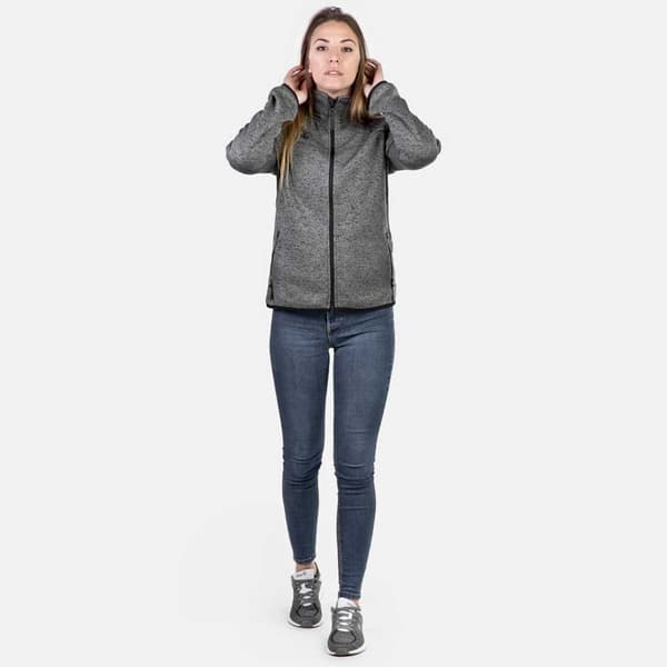 Izas Fleece Novi W Grå M Kvinna