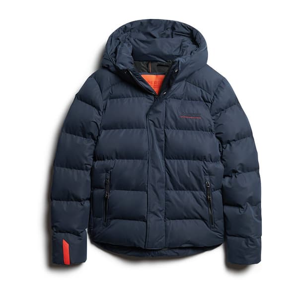Superdry Pufferjacka Microfibre Sport Blå XL Man