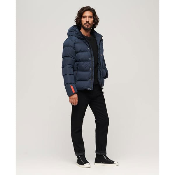 Superdry Pufferjacka Microfibre Sport Blå XL Man