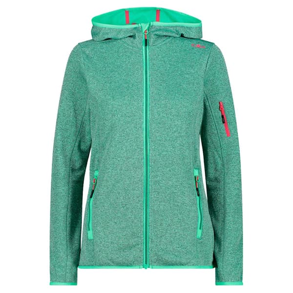 Cmp Fleece Med Hætte Jacket 30h5856 Blå 2XS Kvinde