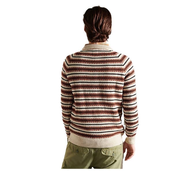 Superdry Tröja Classic Pattern Crew Brun XL Man