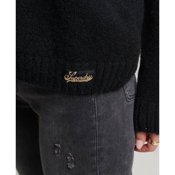 Superdry Tröja Med Rund Hals Essential Blå S Kvinna