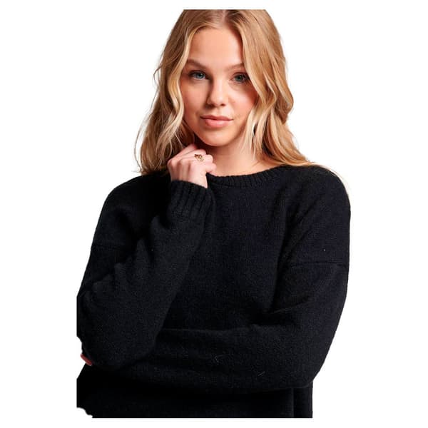 Superdry Tröja Med Rund Hals Essential Blå S Kvinna