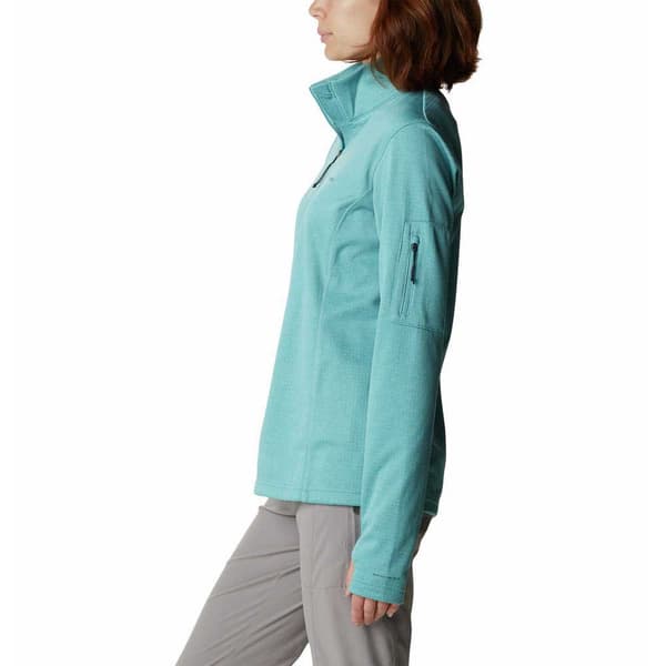 Columbia Halv Lynlås Fleece Park View™ Grid Blå XL Kvinde