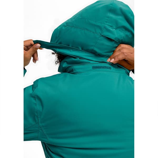 Maier Sports Regnjacka Med Full Dragkedja Metor Therm Rec W Grönt M-L / Regular Kvinna