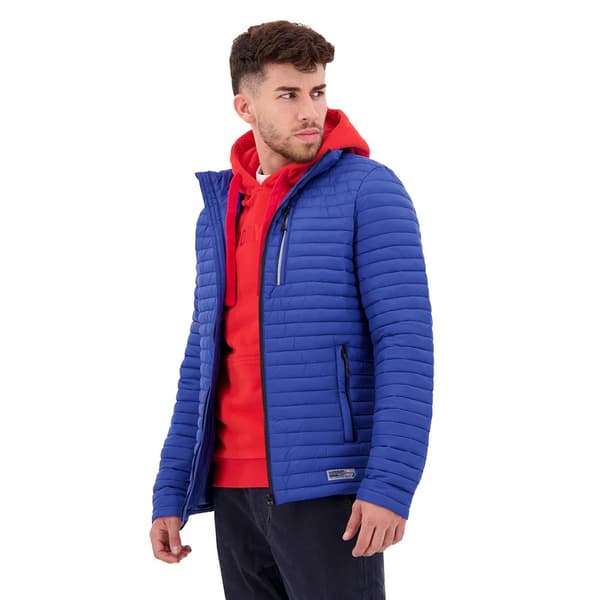 Superdry Jacka Packaway Blå M Man