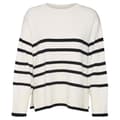 Pikkukuva 3 / 5: Vero Moda O Neck Villapaita Saba Stripe Beige,Musta S Nainen