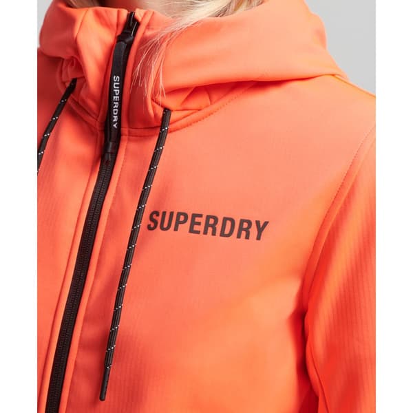 Superdry Jacka Code Tech Softshell Orange XS Kvinna