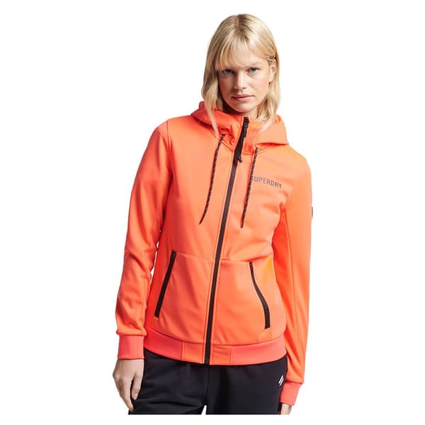 Superdry Jacka Code Tech Softshell Orange XS Kvinna