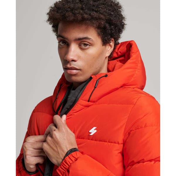 Superdry Pufferjacka Sports Röd S Man