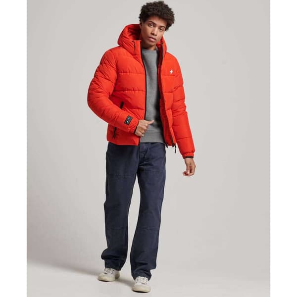 Superdry Pufferjacka Sports Röd S Man